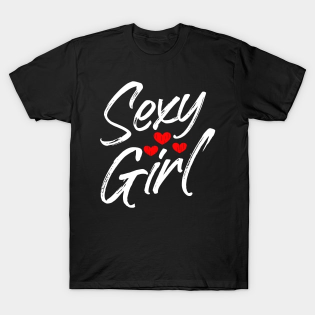 Sexy Girl Cute Top for Girlfriend Wife Women T-Shirt by Beautiful Butterflies by Anastasia